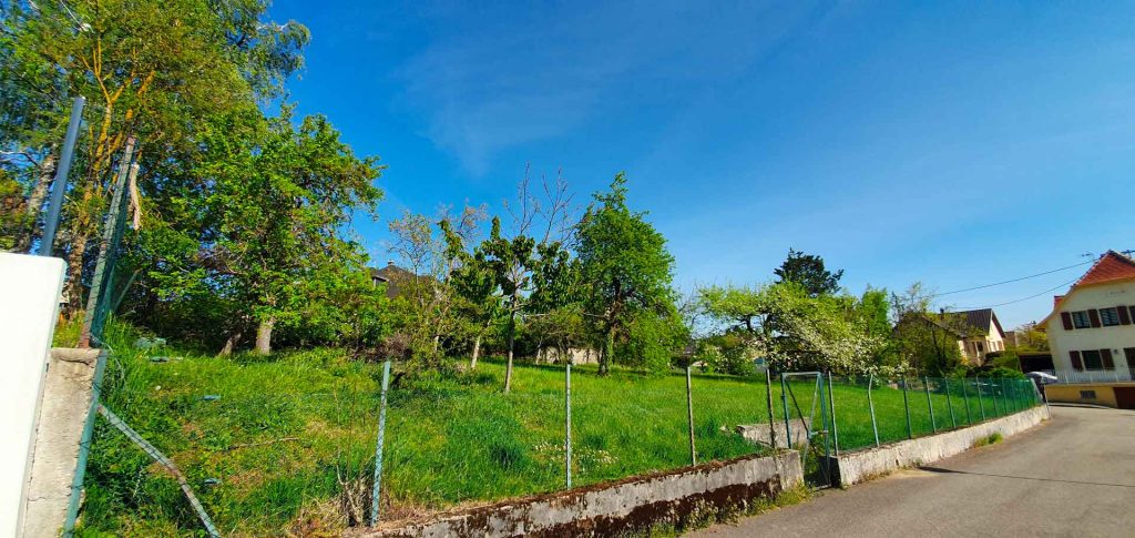 Terrain constructible 5,11 ares à Galfingue, paisible et ensoleillé
